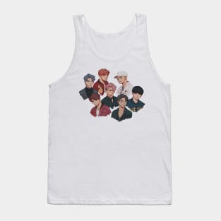 BTS all members Tank Top